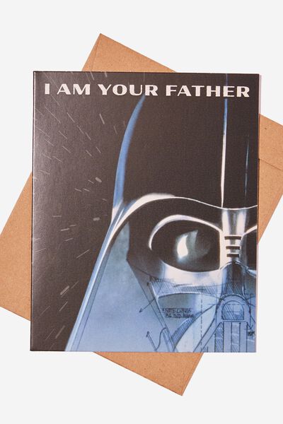 Fathers Day Card, LCN LUC STAR WARS I AM YOUR FATHER