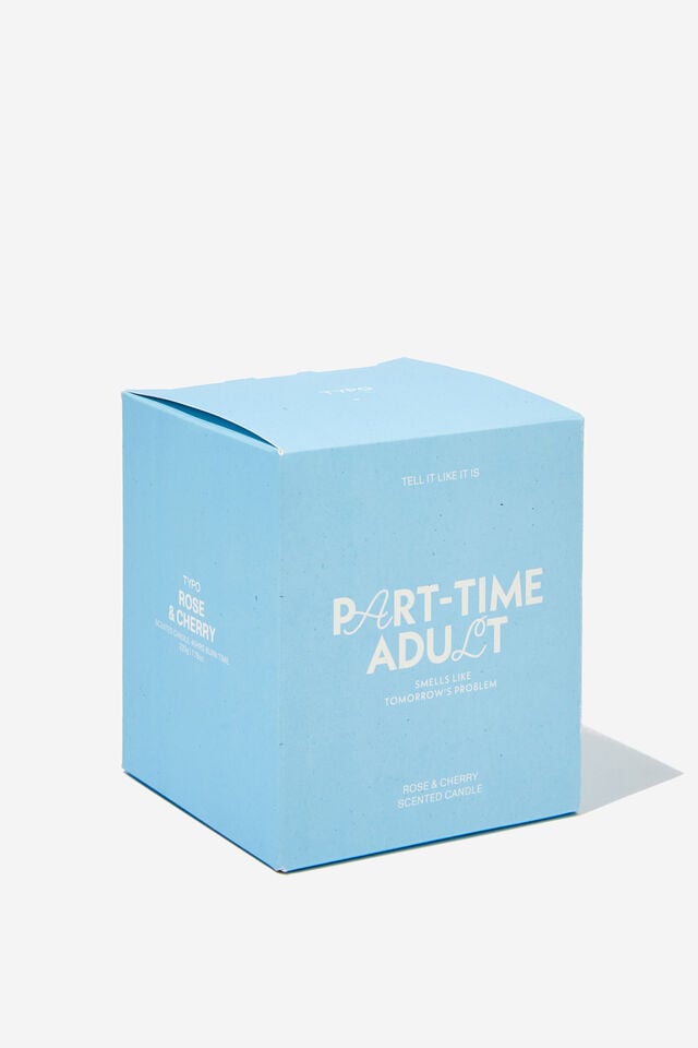 Tell It Like It Is Candle, ARCTIC BLUE PART TIME ADULT