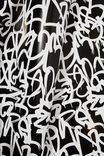Roll Wrapping Paper, BRUSH SCRIBBLE BLACK - alternate image 1