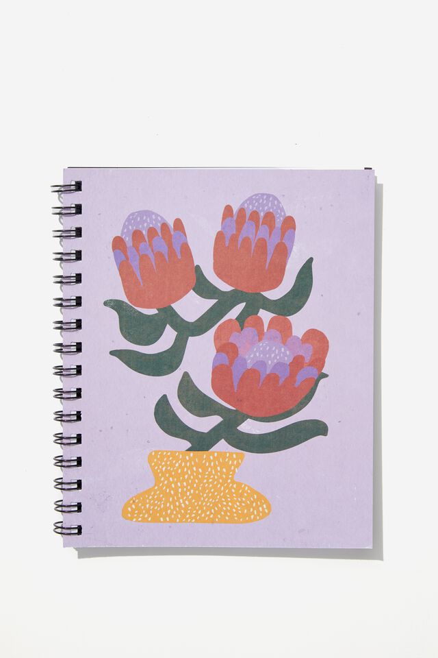 A5 Campus Notebook Recycled, RG AUS PROTEA PAINTING