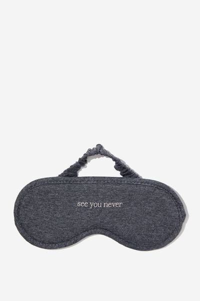 Off The Grid Eyemask, SEE YOU NEVER / GREY MARLE