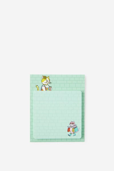 Square Sticky Notes, CATS