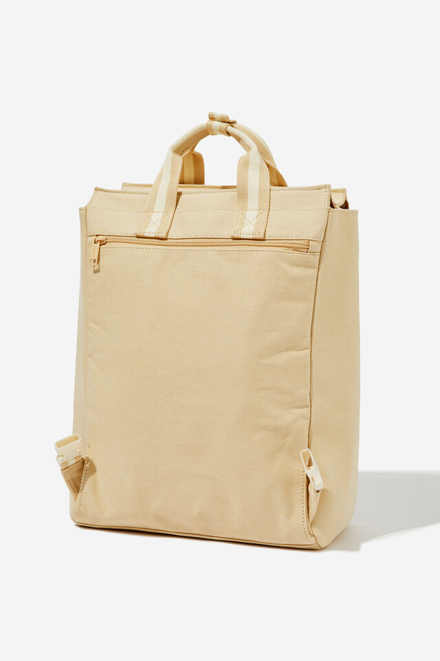 Essential Tote Backpack, LATTE