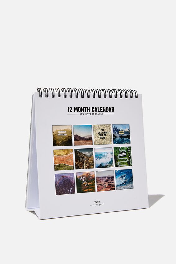 2020 Desk Calendar Stationery Backpacks Homewares Typo