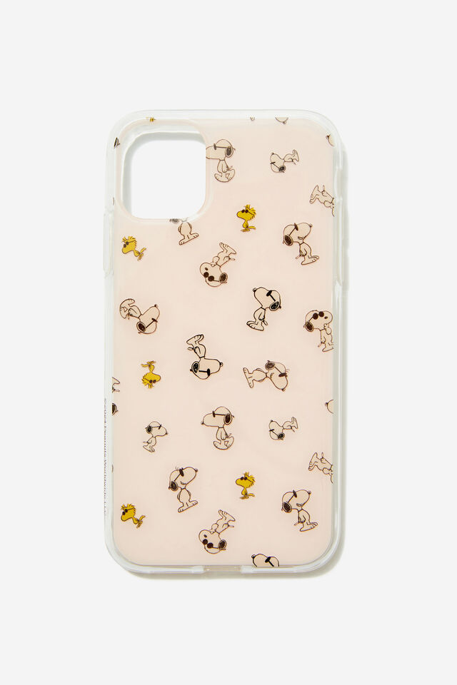 Collab Snap On Phone Case Iphone 11, LCN PEA/ SNOOPY WOODSTOCK