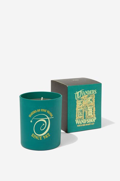 Collab Glass Candle, LCN WB HP OLIVANDERS WAND SHOP