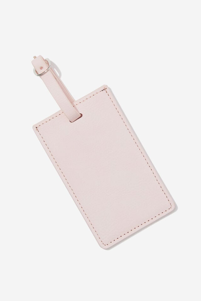 Off The Grid Luggage Tag, BALLET BLUSH