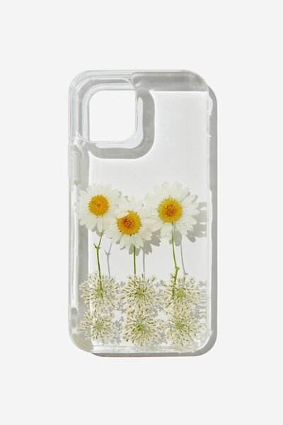 Protective Phone Case Iphone 12, 12 Pro, TRAPPED DAISY STEM