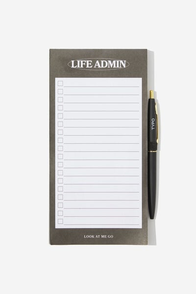 Get It Done Notepad, LIFE ADMIN