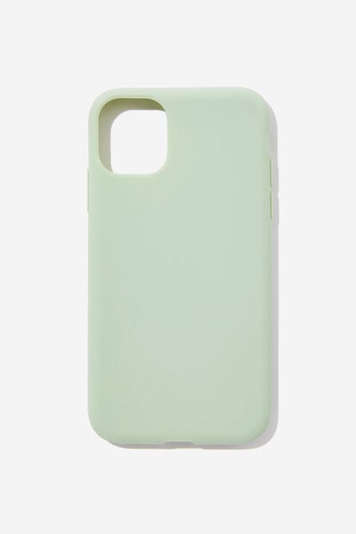 Recycled Phone Case iPhone 11, SMOKE GREEN