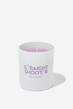 Tell It Like It Is Candle, LILAC STRAIGHT SHOOTER - alternate image 1