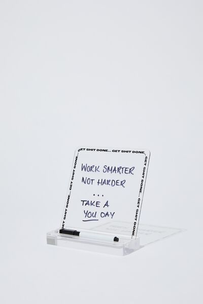 Acrylic Memo Stand, GET SH*T DONE!!