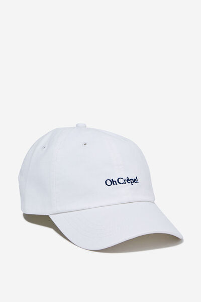 Just Another Dad Cap, OH CREPE WHITE