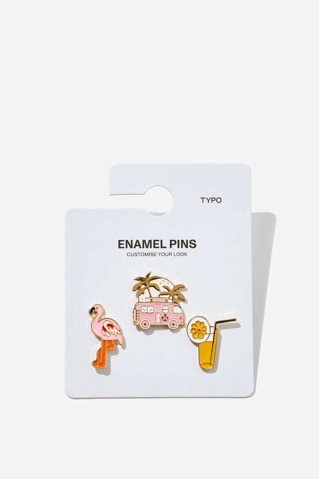 Enamel Pins 3Pack, HOLIDAY