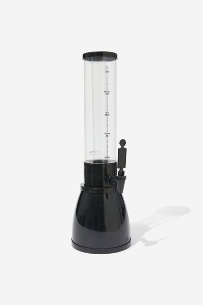 Lucky Litres Drinking Tower, BLACK
