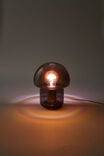 Glass Lamp Filament Globe, BLACK RAINBOW - alternate image 3
