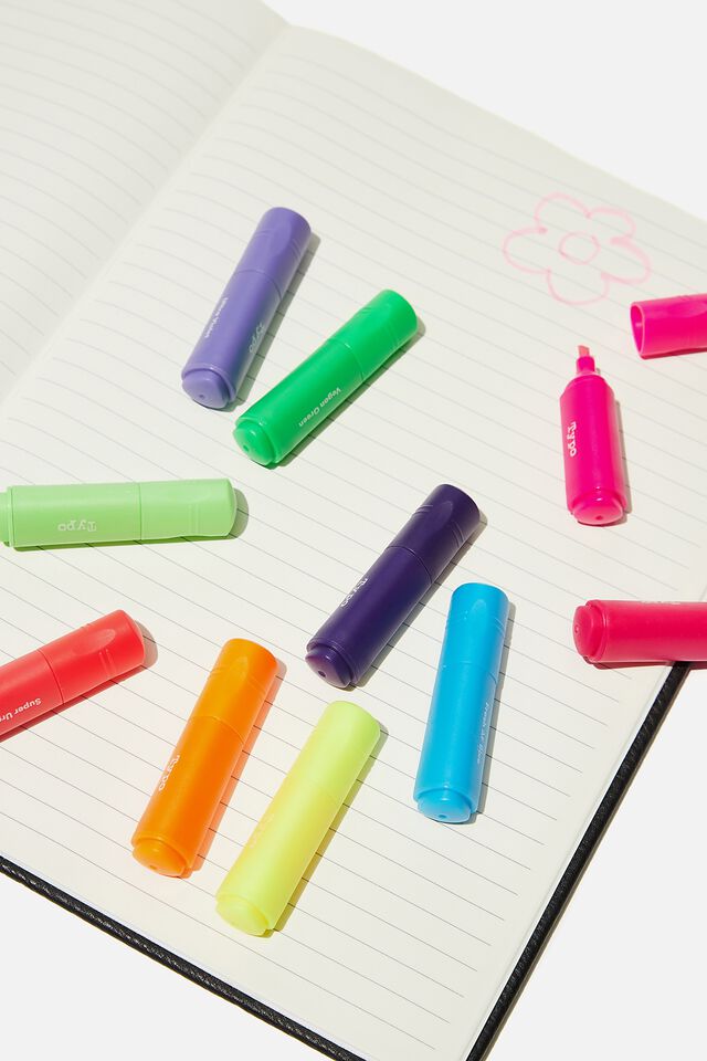 Yoobi, Office, Pack Mini Highlighters Pens Markers