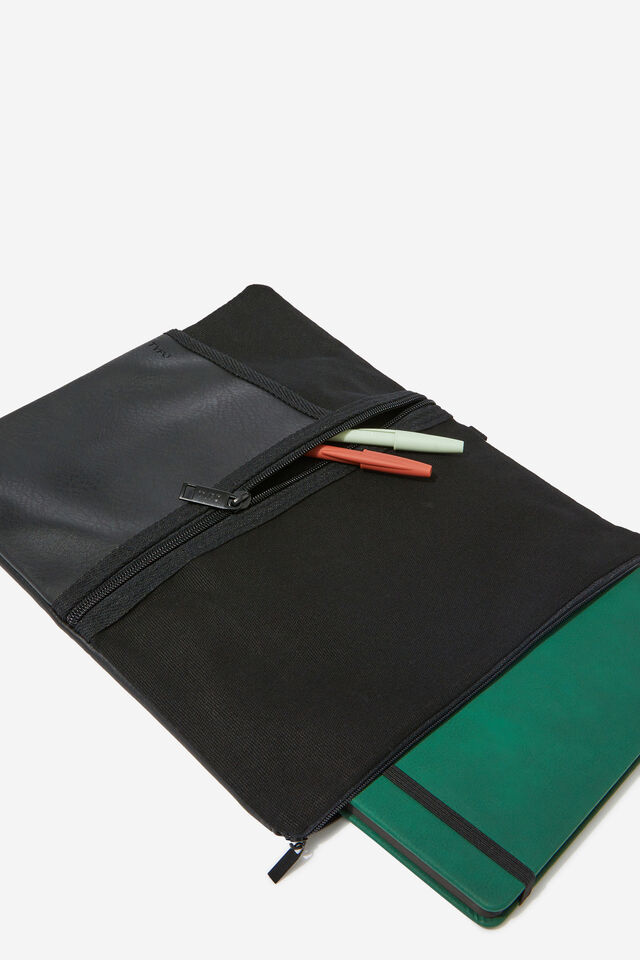 Everyday Compact Pencil Case, BLACK