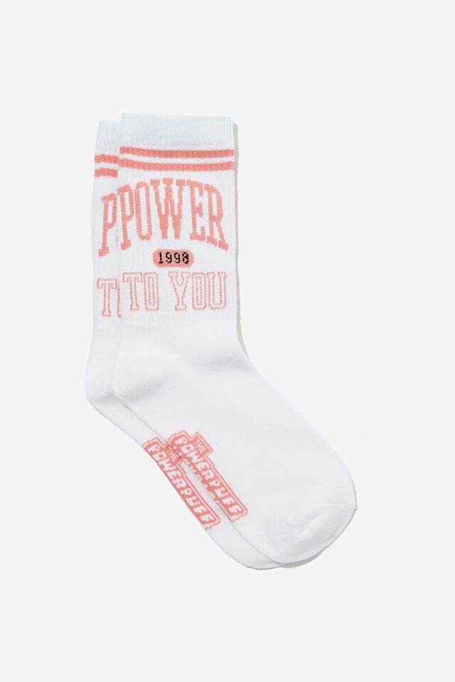 Powerpuff Girls Socks, LCN WB POWER PUFF GIRLS TUBE