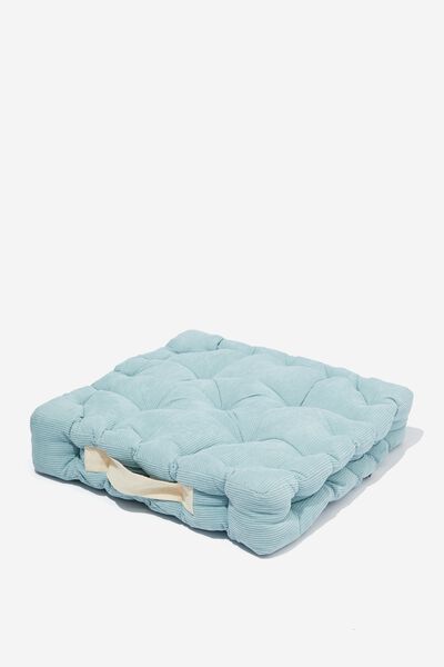 Floor Cushion, ARCTIC BLUE CORDUROY
