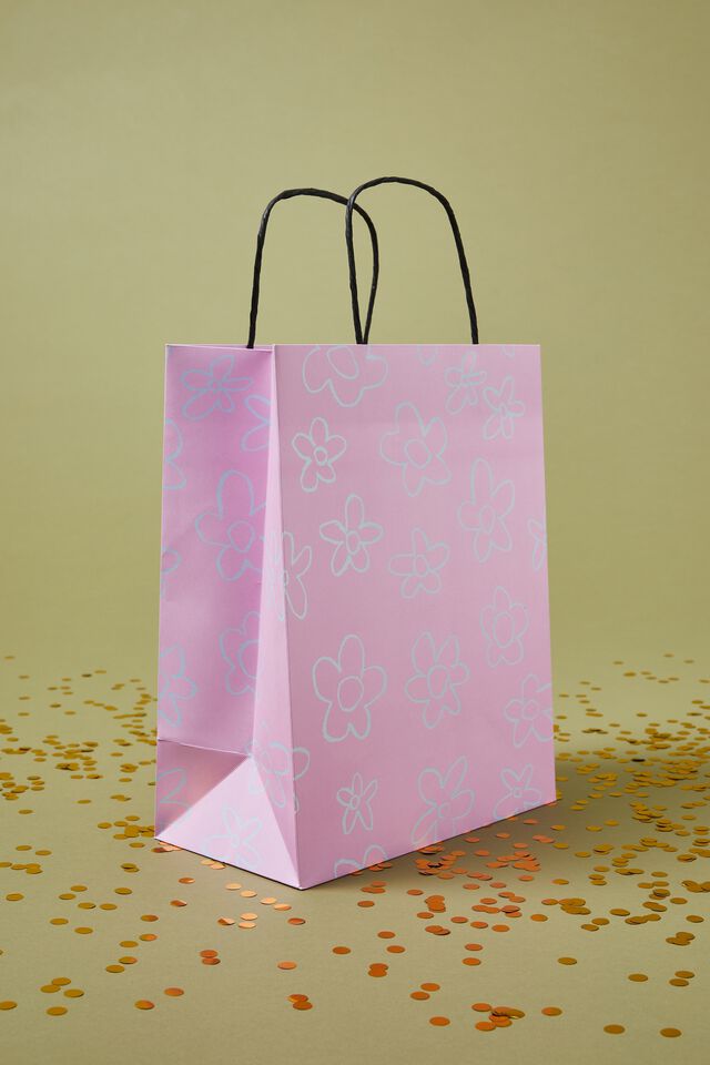 Get Stuffed Gift Bag - Medium, KEYLINE DAISY PURPLE
