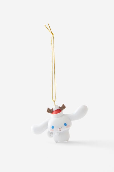 Collab Resin Christmas Ornament, LCN SAN HELLO KITTY CINNAMOROLL