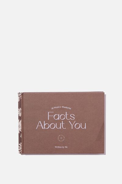 Voucher Activity Book, FACTS ABOUT YOU BROWN