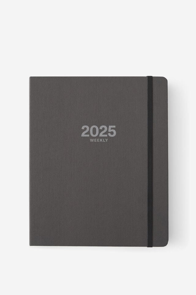 2025 Stay Focused Weekly Planner, BLACK