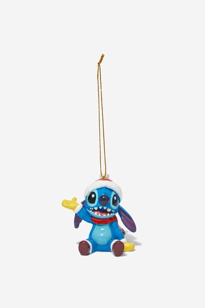 Collab Resin Christmas Ornament, LCN DIS LILO AND STITCH CHRISTMAS