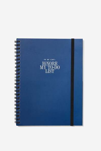A5 Spinout Notebook, TO DO LIST NAVY
