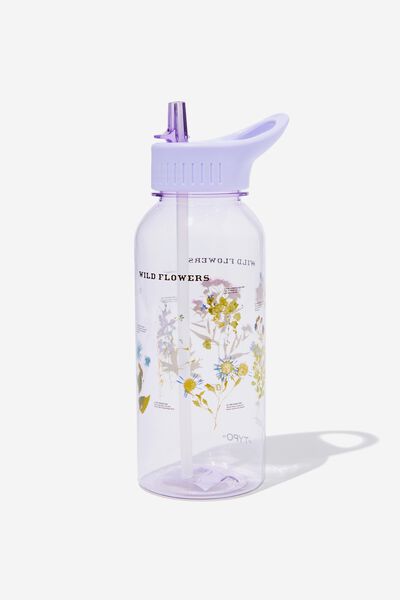 Drink It Up Bottle, WILDFLOWERS SOFT LILAC