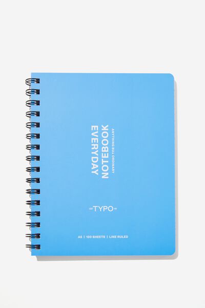 A5 Everyday Notebook, CORNFLOUR BLUE