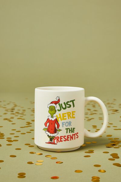 Daily Mug, LCN DRS GRINCH HERE FOR THE PRESENTS