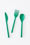 Cutlery Sets, HERITAGE GREEN - alternate image 1
