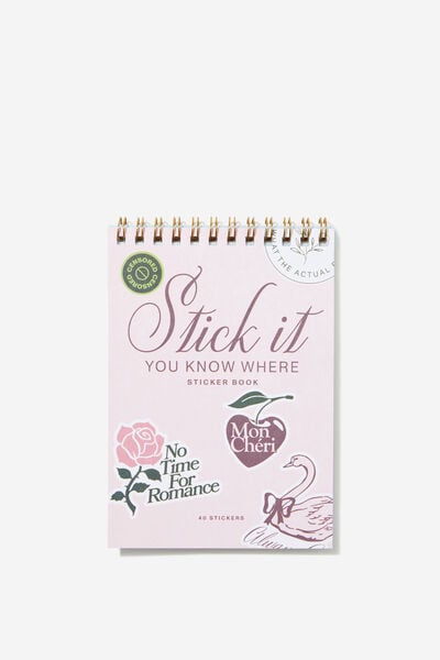 Stick It Sticker Book, FIERCE FLORAL & FAUNA!!