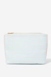 Utility Cosmetic Case, CANDY STRIPE / ARCTIC BLUE - alternate image 1