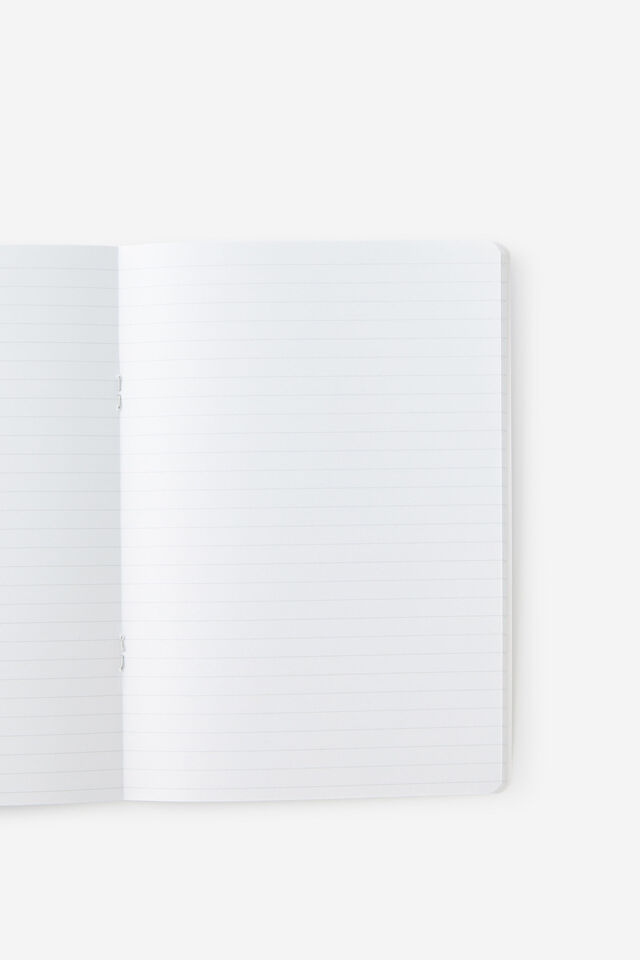 The A5 Typo Notebook, BERRY BLUE