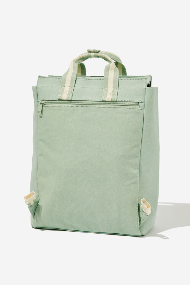 Essential Tote Backpack, SMOKE GREEN