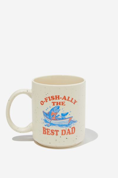 Daily Mug, OFISHALLY THE BEST DAD SPECKLE