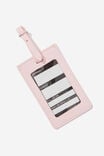 Off The Grid Luggage Tag, GINGHAM/ BALLET BLUSH - alternate image 2