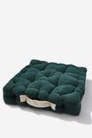 Floor Cushion, HERITAGE GREEN CORDUROY - alternate image 1
