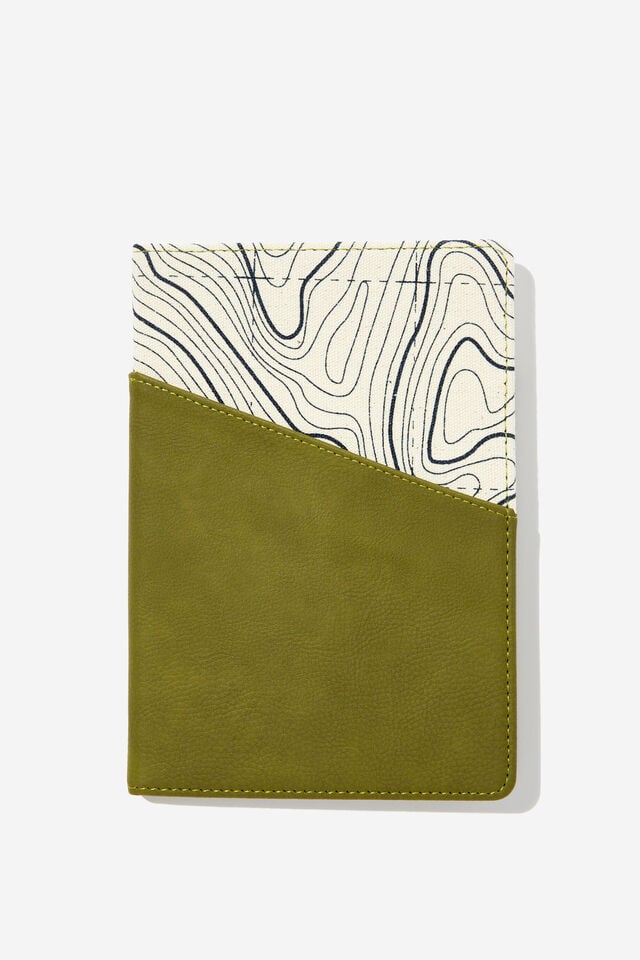A5 Arlow Journal, OLIVE AND TOPOGRAPHIC TRAIL
