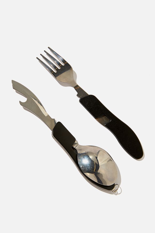 Pocket Cutlery Set, BLACK