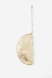 Premium Luggage Tag, FORTUNE COOKIE / METALLIC GOLD - alternate image 3