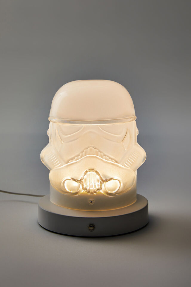 Collab Shaped Glass Lamp, LCN LUC STAR WARS STORM TROOPER