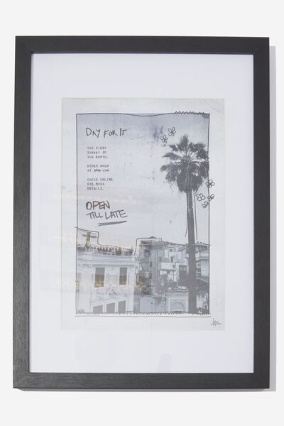 A4 Framed Print, DAY FOR IT PALM PHOTOGRAPHIC JASON M