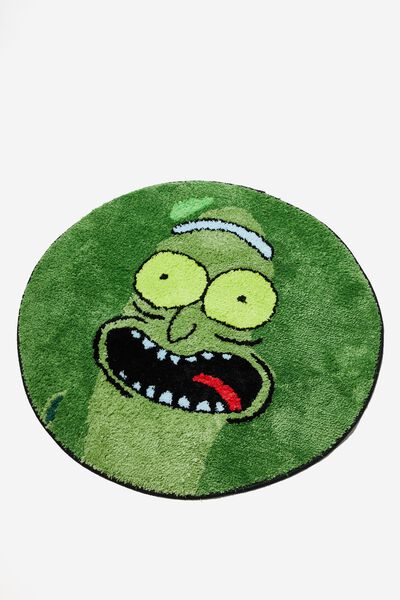 License Floor Rug, LCN WB RICK AND MORTY PICKLE RICK FACE