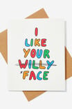 Love Card, I LIKE YOUR WILLY - alternate image 1