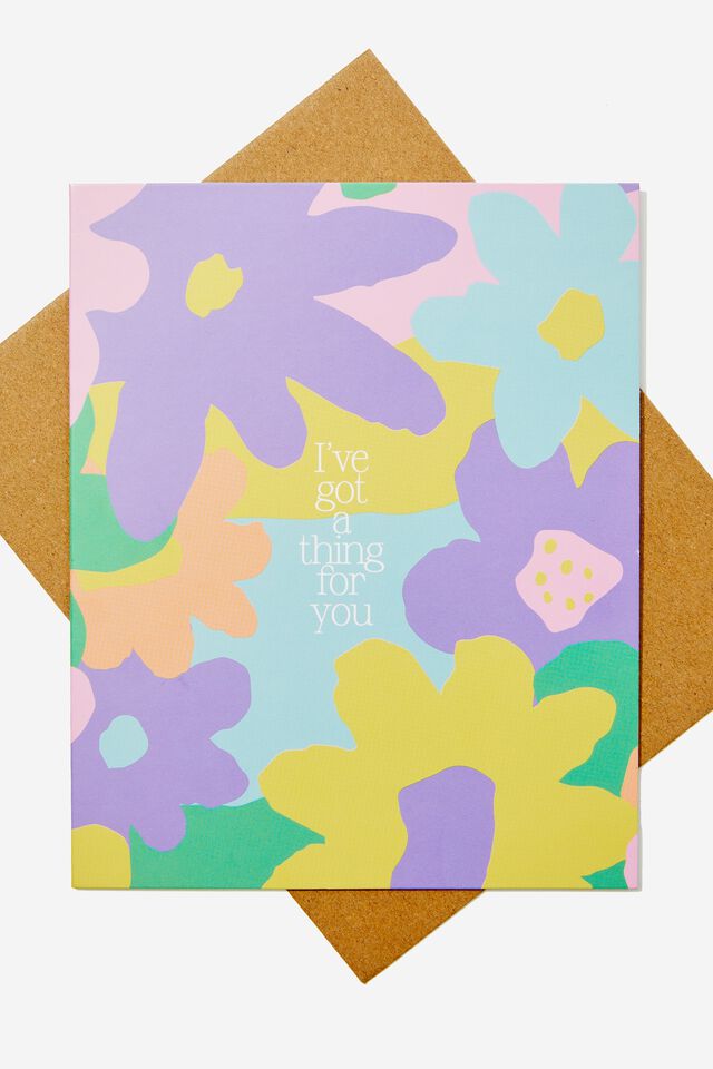 Love Card, I VE GOT A THING FOR YOU EZRA FLORAL