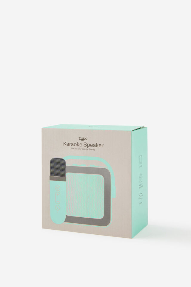 LED Karaoke Speaker, JELLY MINT